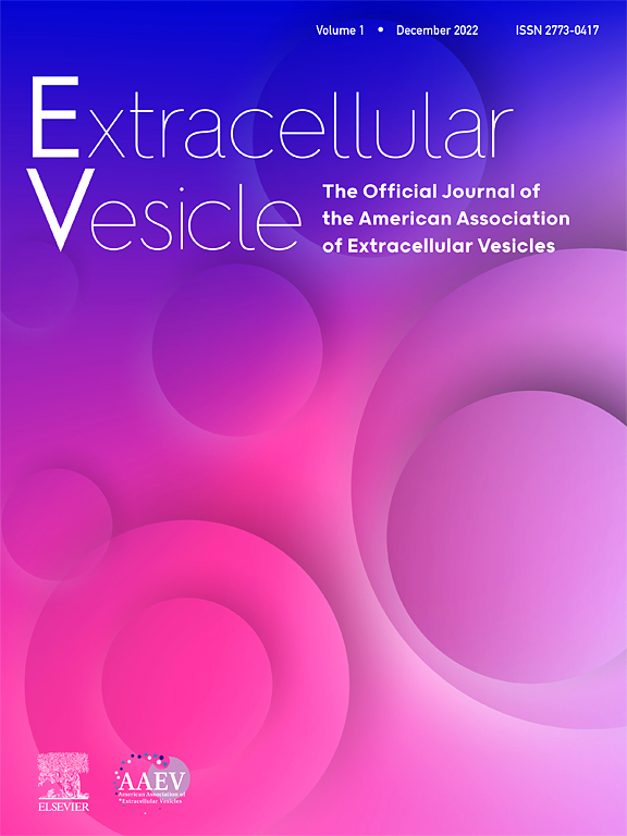 Go to journal home page - Extracellular Vesicle